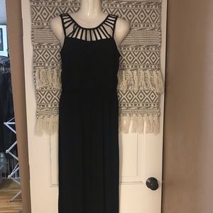 Dressy black maxi dress